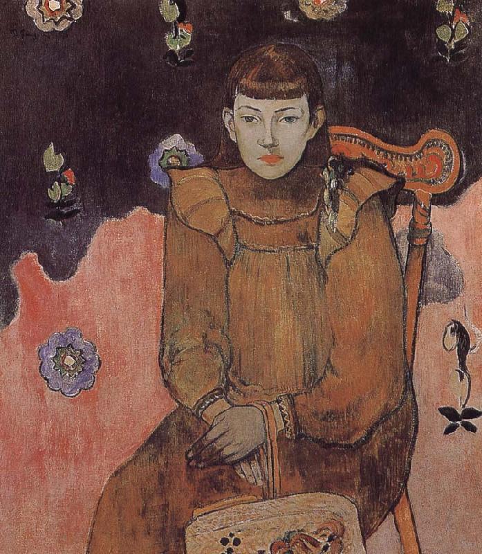 Paul Gauguin Girl portrait oil painting picture